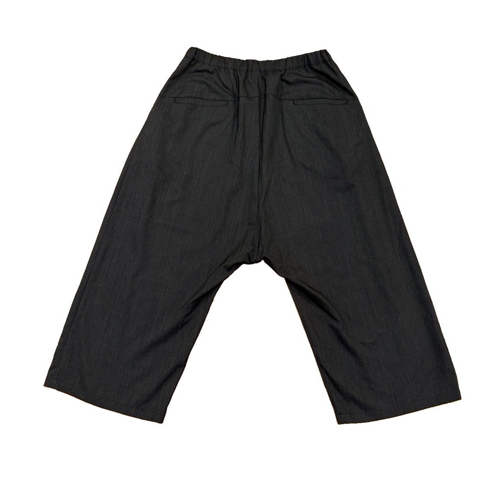 Blue Blue Japan Seilin & Co. 100% Tropical Wool Pleated Drop-Crotch Trousers 2/M - Picture 5 of 9
